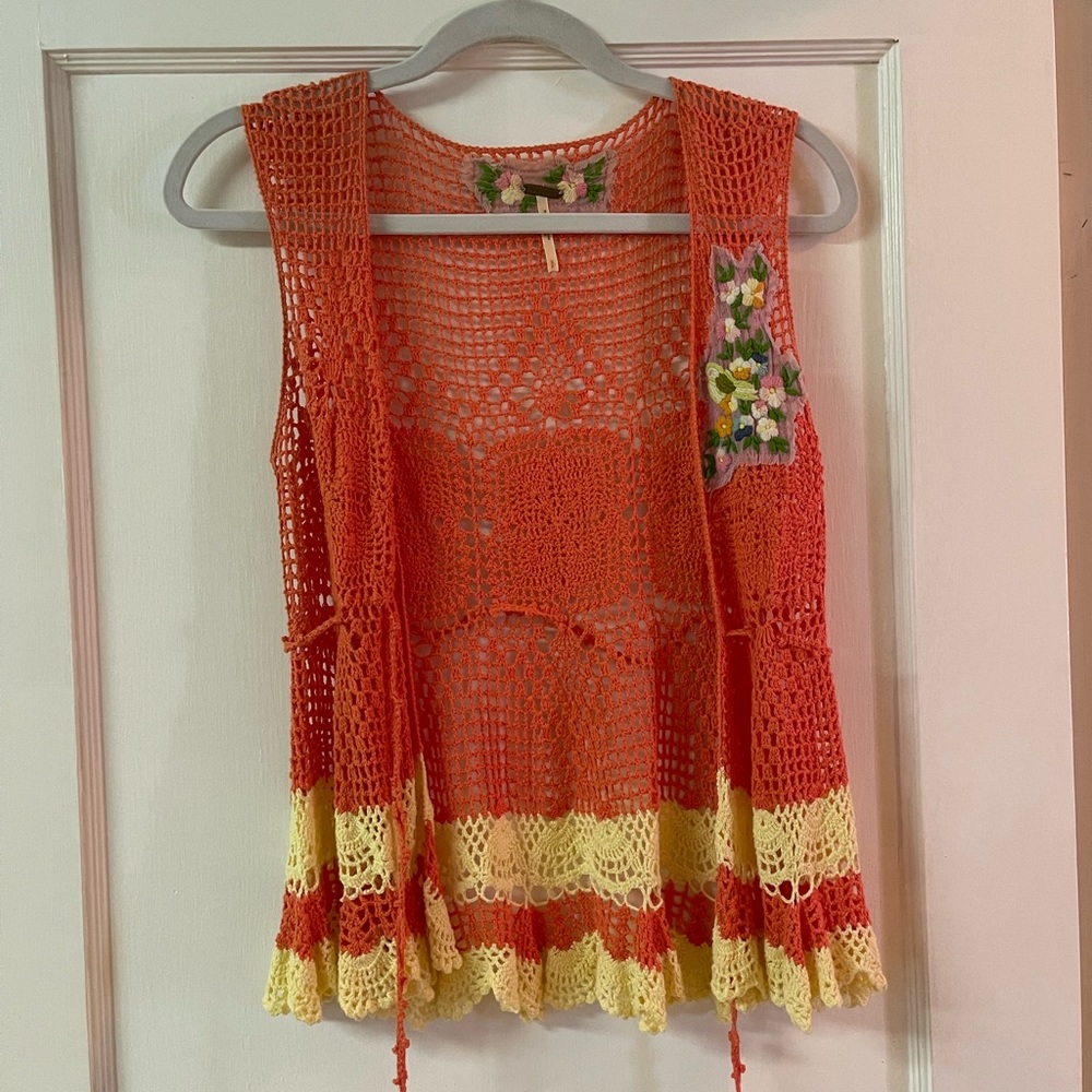 Free People crochet top